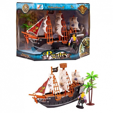 Набор игровой "Пиратский корабль" Junfa 15991D