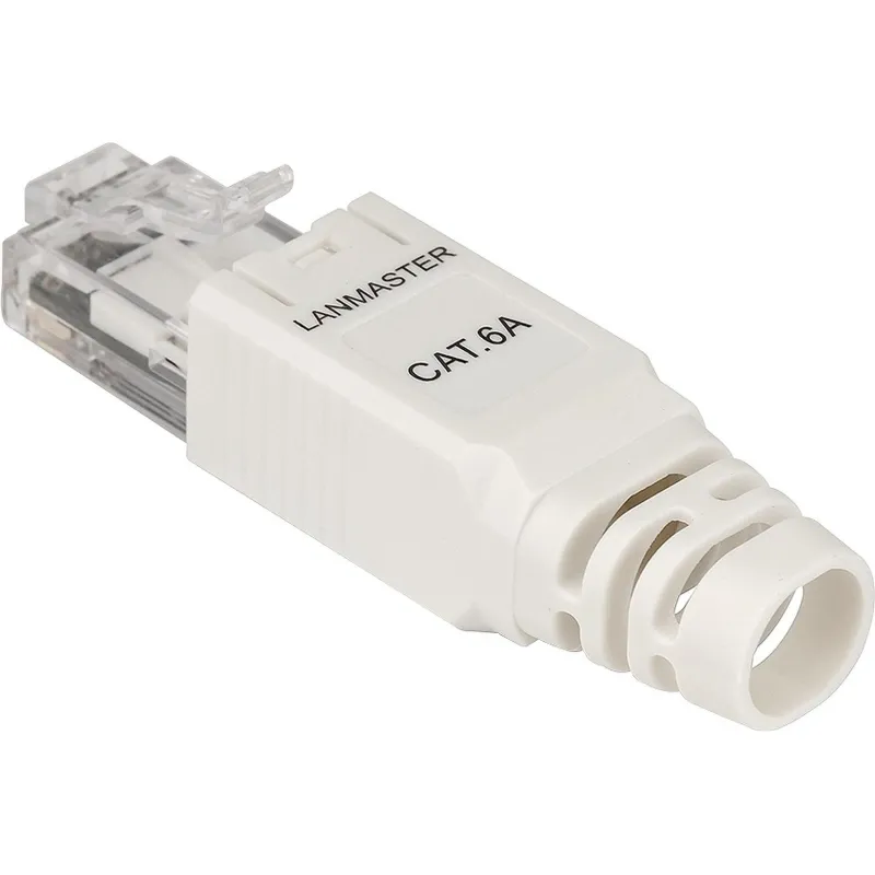 Коннектор полевой LANMASTER LAN-TMP-U6A-WH, неэкранированный, кат.6A 2148318