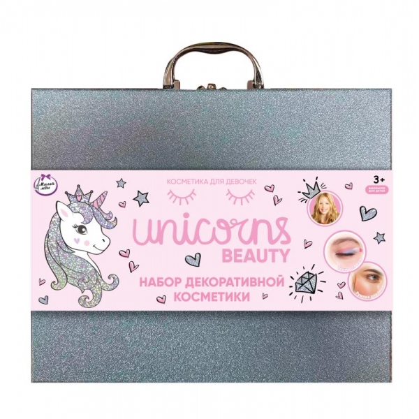 Косметика для девочек: тени для век, румяна Милая Леди 135395-CARD-ML