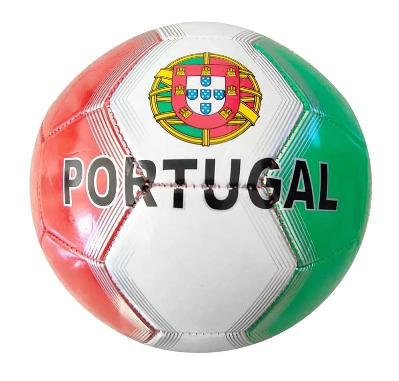 Мяч футбольный Португалия, пвх 1 слой, 5 р. камера рез. маш.обр. Next SC-1PVC300-POR