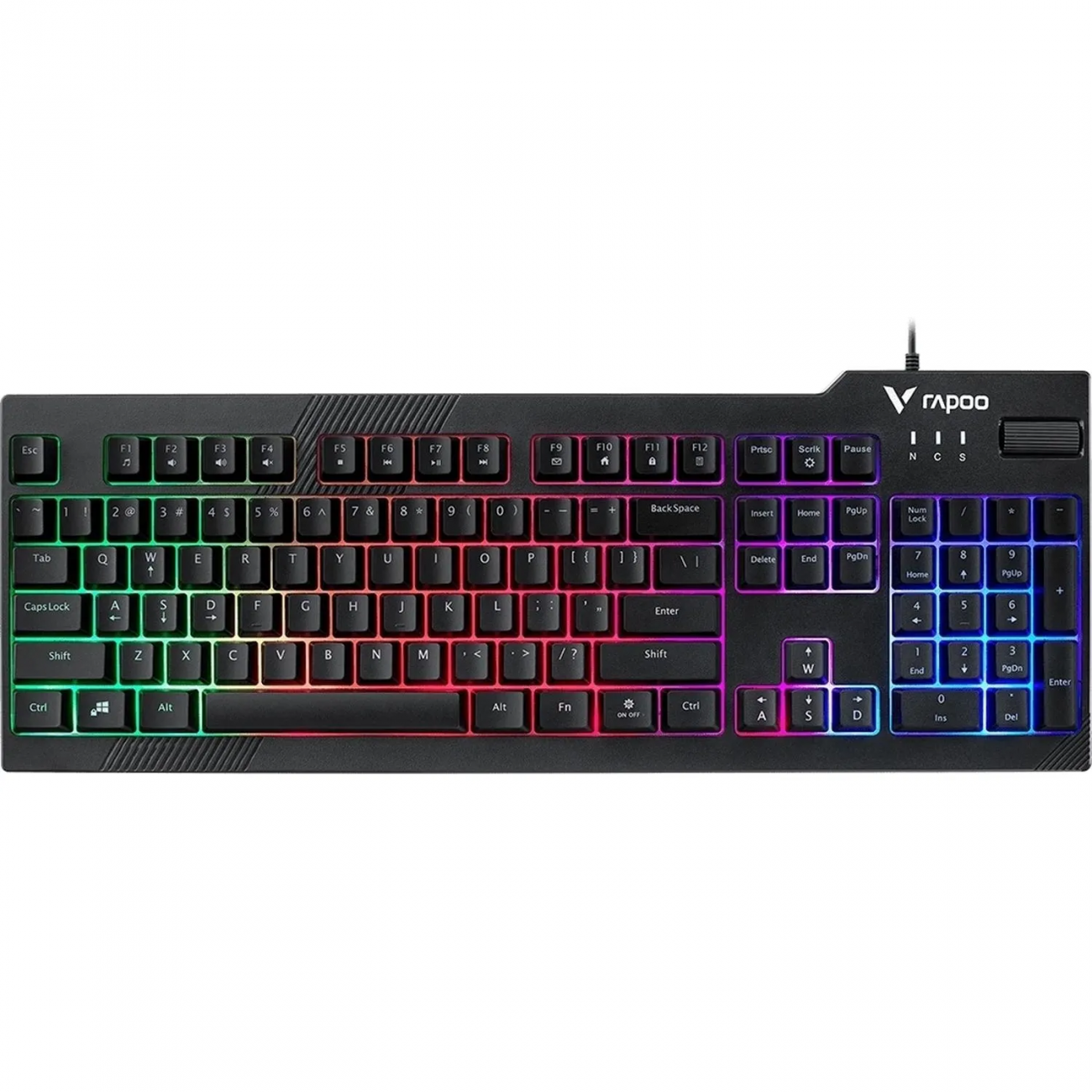 Клавиатура RAPOO Игровая проводная V50S, цвет - черный 2333717