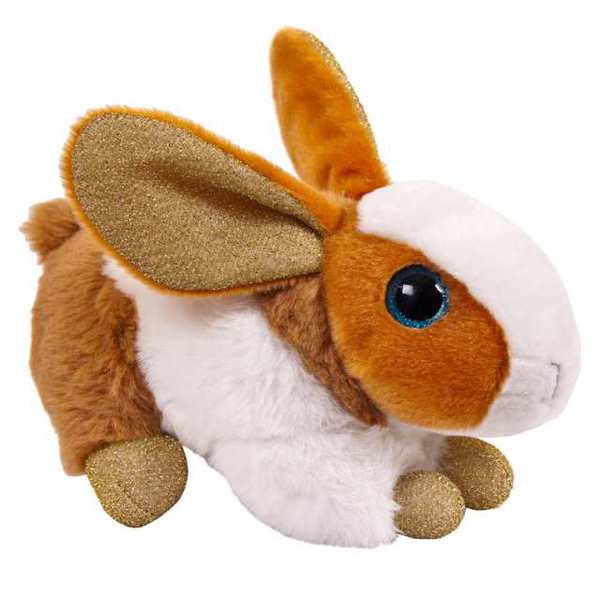 Кролик коричневый, 15см игрушка мягкая Abtoys M5054