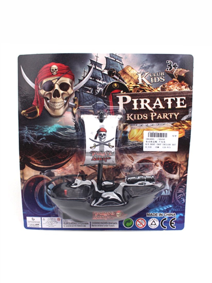 Пиратский корабль электрофицированный 16,5 см. Наша Игрушка XD490