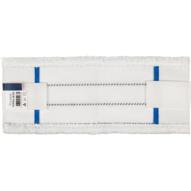 Насадка МОП микрофибра с полосами скольжения (крепление карман-язык) 40 см Росмоп 2240079 NMMA-40-RS