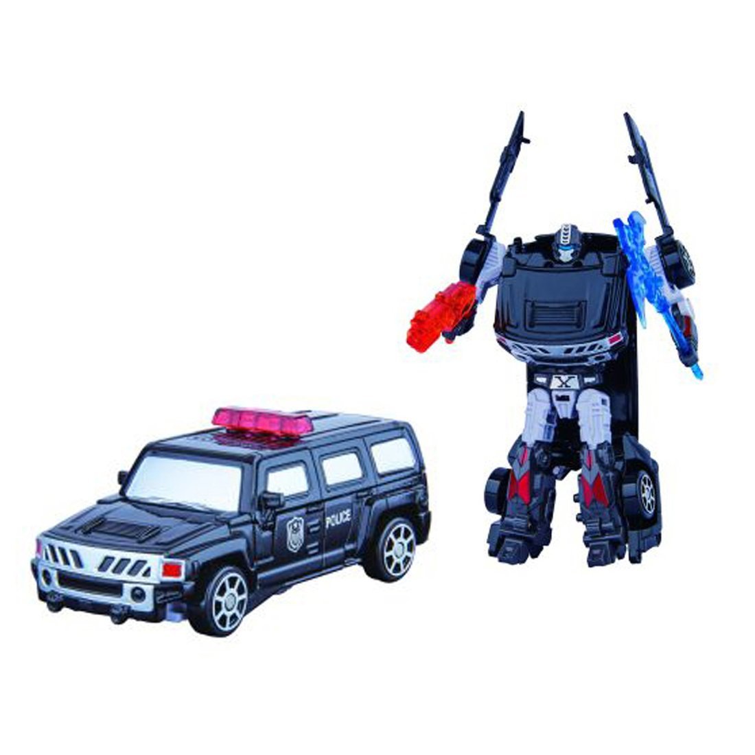 Трансформер Робот-Машина Полиция, металл Пламенный мотор 870753