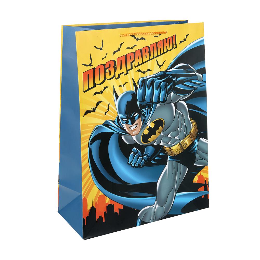 Пакет подарочный матовый XL, "Черный рыцарь", 140 гр/м Чудо праздник PXL-128839-BAT