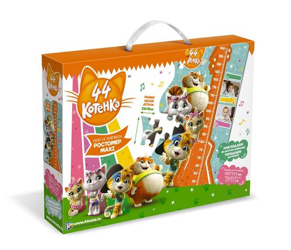 Пазл-ростомер "44 Котенка" Origami 05333
