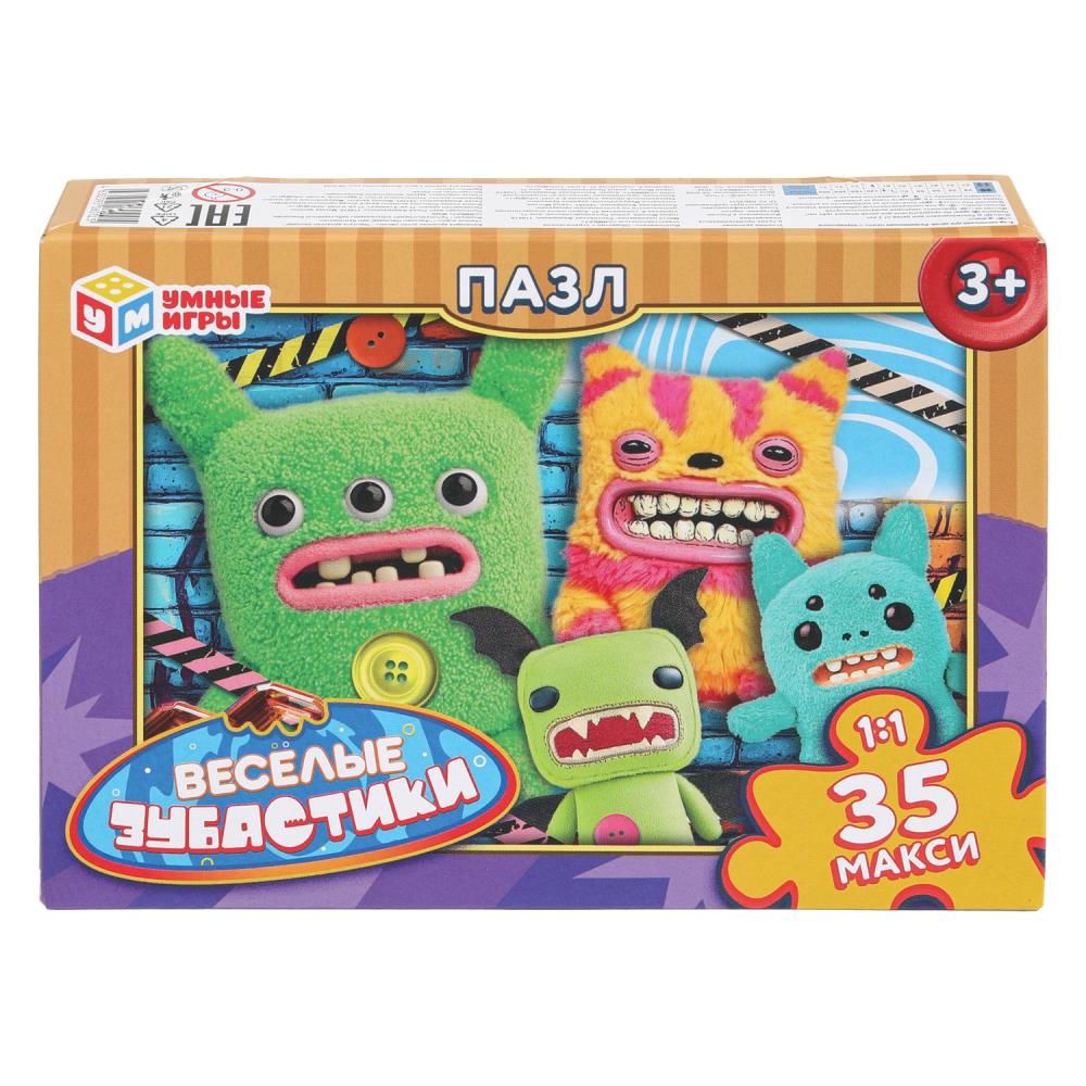 Макси-пазлы Весёлые зубастики, 35 деталей Умные игры 4630395060905