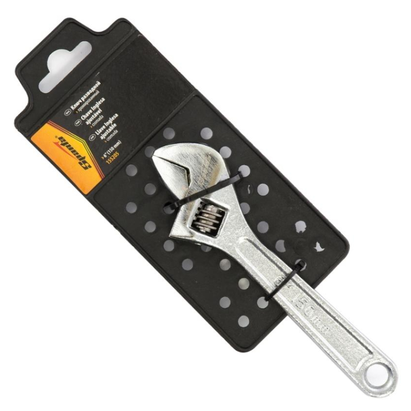 Ключ разводной 150 мм хромированный Sparta 155205 1241012
