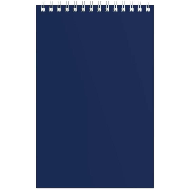 Блокнот Альт Офис A5 60 листов синий в клетку спираль (127х203 мм) 61355