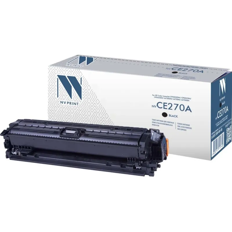 Картридж лазерный NV Print CE270A чер.для HP Color LaserJet M750 (ЛМ) 1929567 NV-CE270ABk