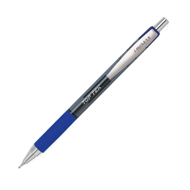 Ручка шариковая автоматическая Unimax Top Tek RT синяя (толщина линии 0.5 мм) 722478
