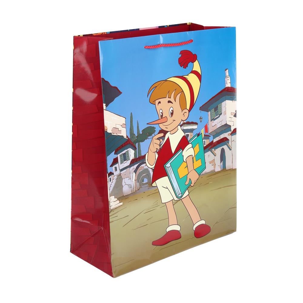 Пакет подарочный глянцевый "Союзмультфильм" XL,", 140 гр/м Чудо праздник PXL-130546-BU