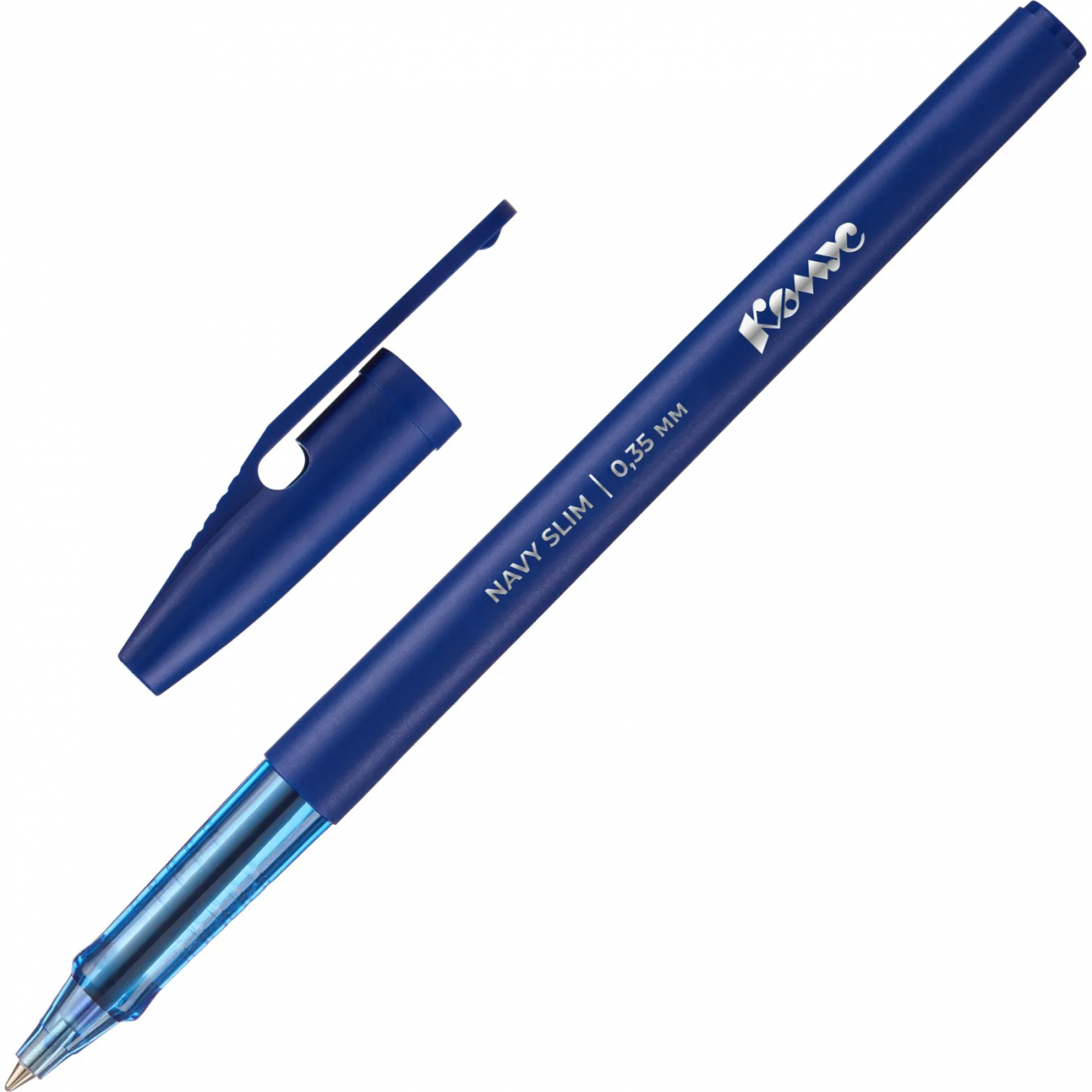 Ручка шарик. неавтомат. Комуc Navy Slim,масл,син,0,35мм,Россия Комус 1886425