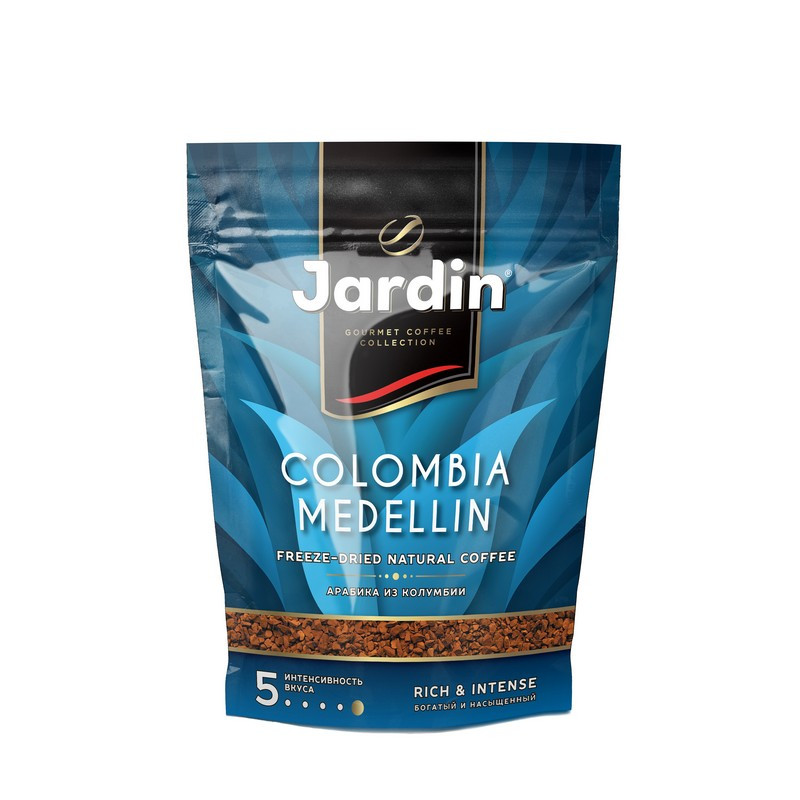 Кофе Jardin Colombia Medellin сублимированный, 240г пакет 1412-08 892284
