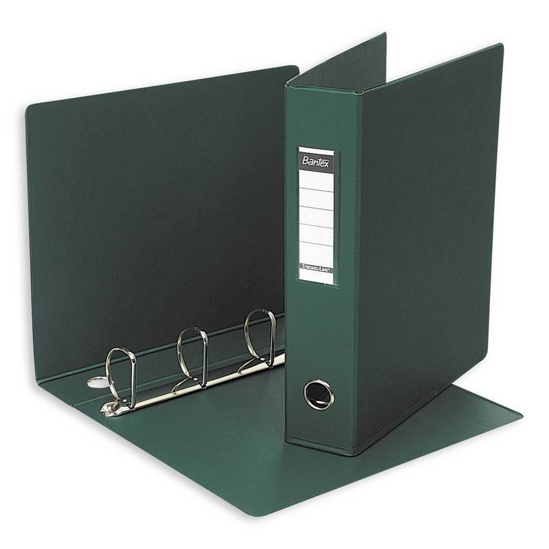 Папка на 4-х кольцах Attache Selection 60 мм зеленая до 350 листов 4842