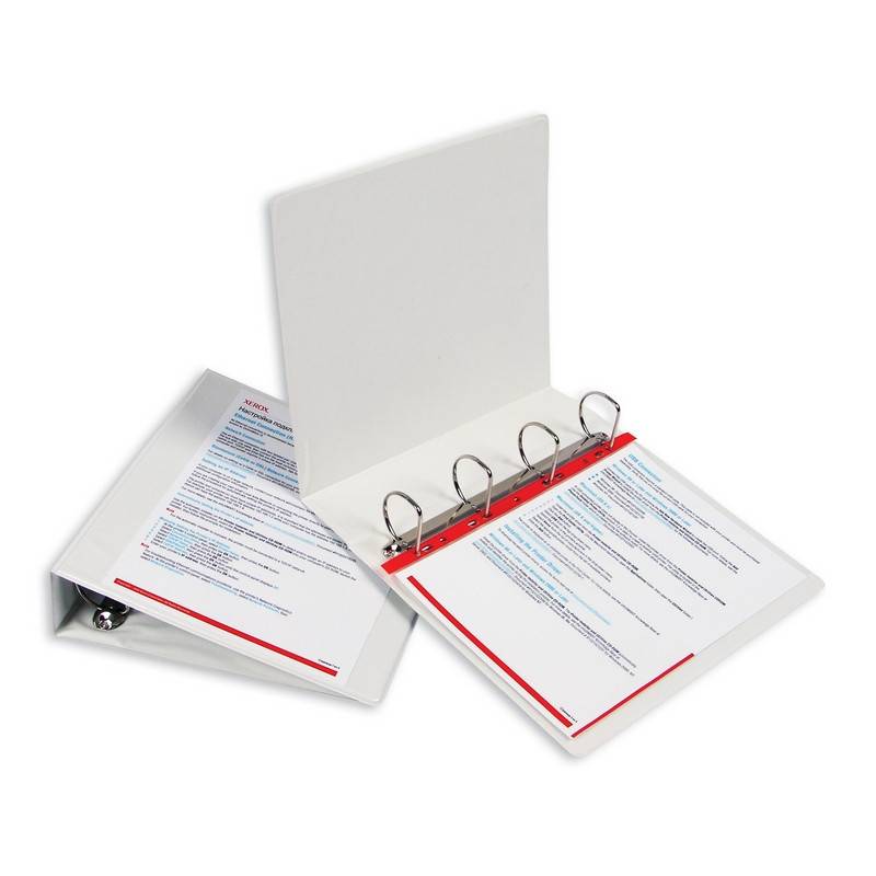 Папка на 4-х кольцах Attache Selection 65 мм белая до 350 листов 42882