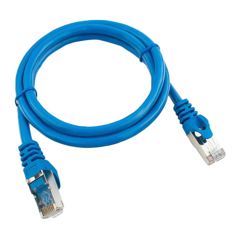 Патч-корд FTP Cablexpert кат.6, 1м, синий 1124815 PP6-1M/B