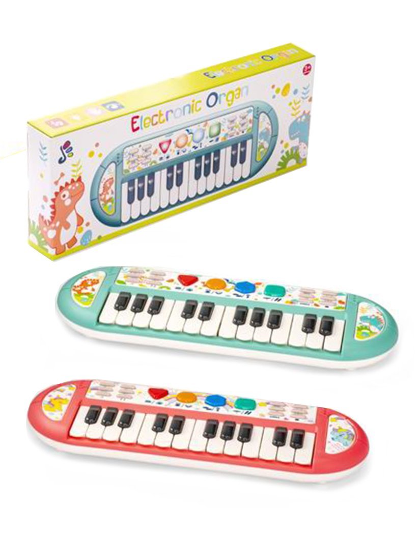 Музыкальный инструмент: Орган 24 клавиши, свет/звук, в асс. Наша Игрушка 6809E