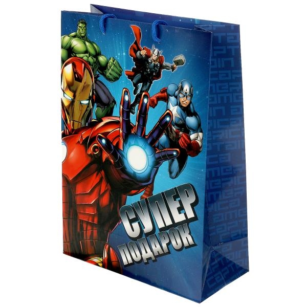 Пакет глянцевый подарочный, 22х31х10 см. размер Ml Чудо праздник PML-97425-SH (120)