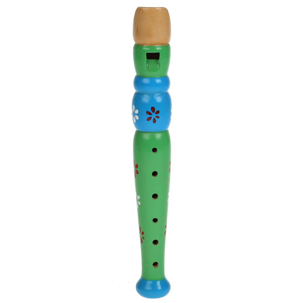 Игрушка деревянная дудочка, 20 см. Буратино игрушки из дерева W0171