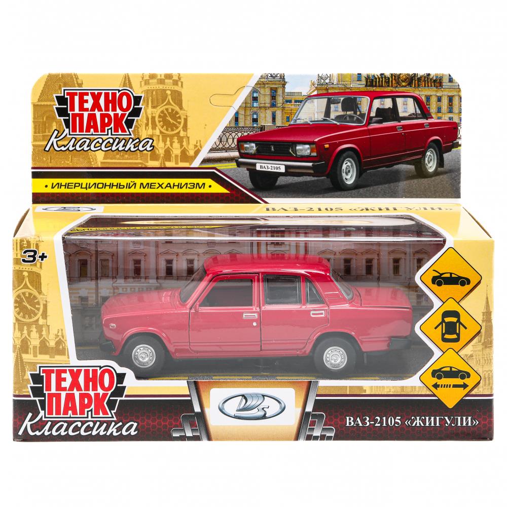 Машина металлическая "Лада Ваз-2105 1997", 12 см. инерция, кармен Технопарк 2105-12-KN