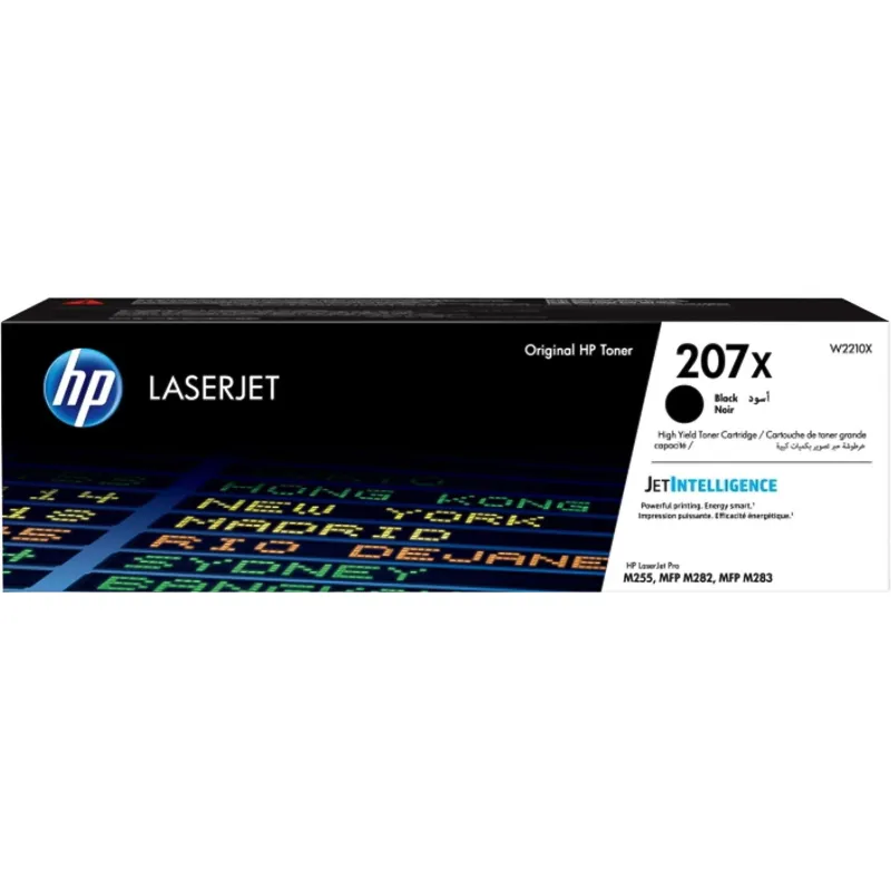 Картридж лазерный HP 207X W2210X чер.пов.емк.для LaserJet Pro M255/MFP M282 1167838