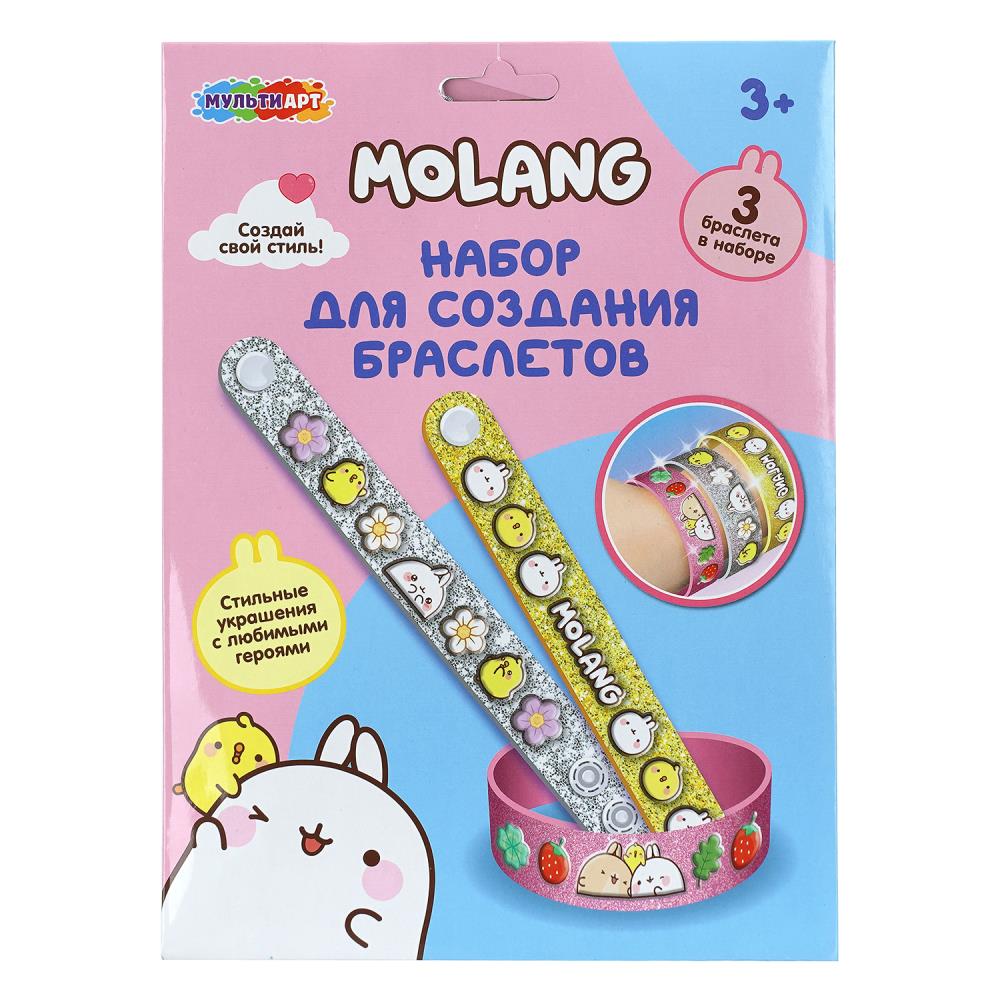 Набор для создания браслетов Моланг с наклейками МУЛЬТИ АРТ BR-129537-MOL (100)