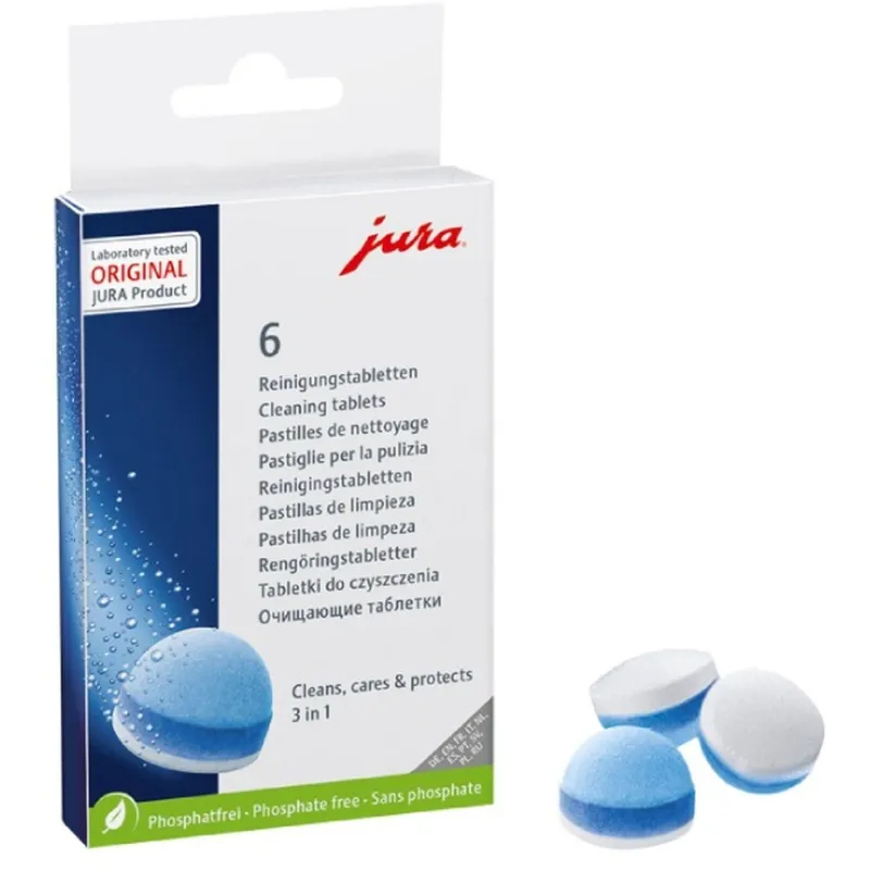 Таблетки для очистки гидросистемы Jura (6 штук в упаковке) (24225) 1565955