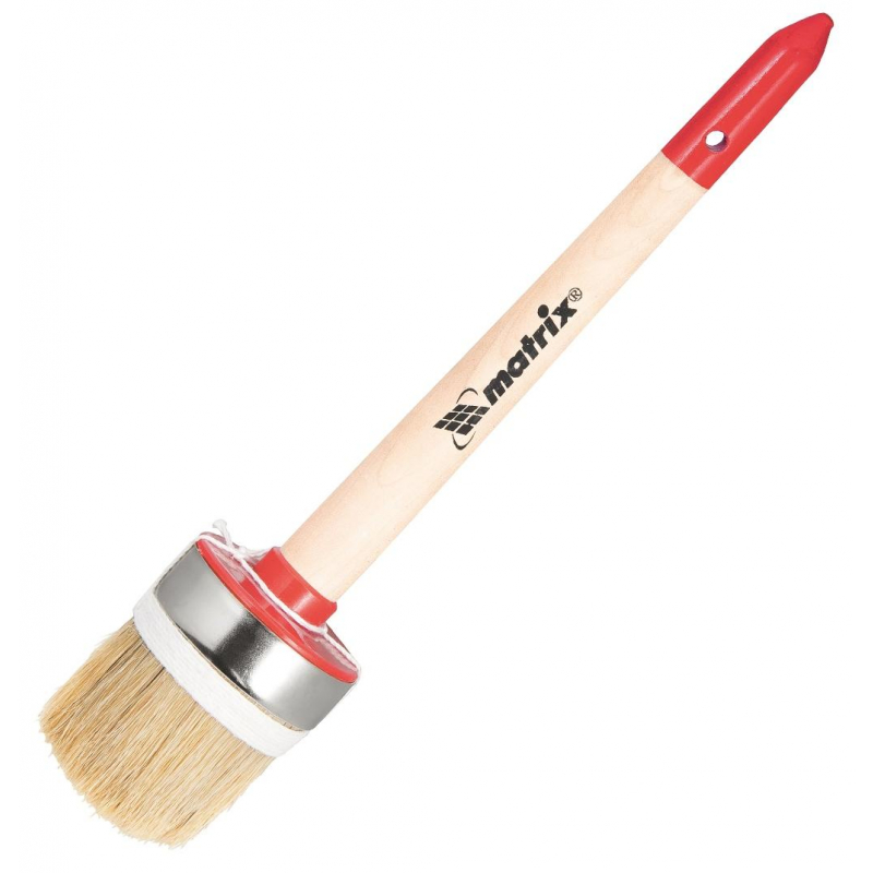 Кисть круглая Профи №8/35 мм, натур. щетина MATRIX 82045 996165