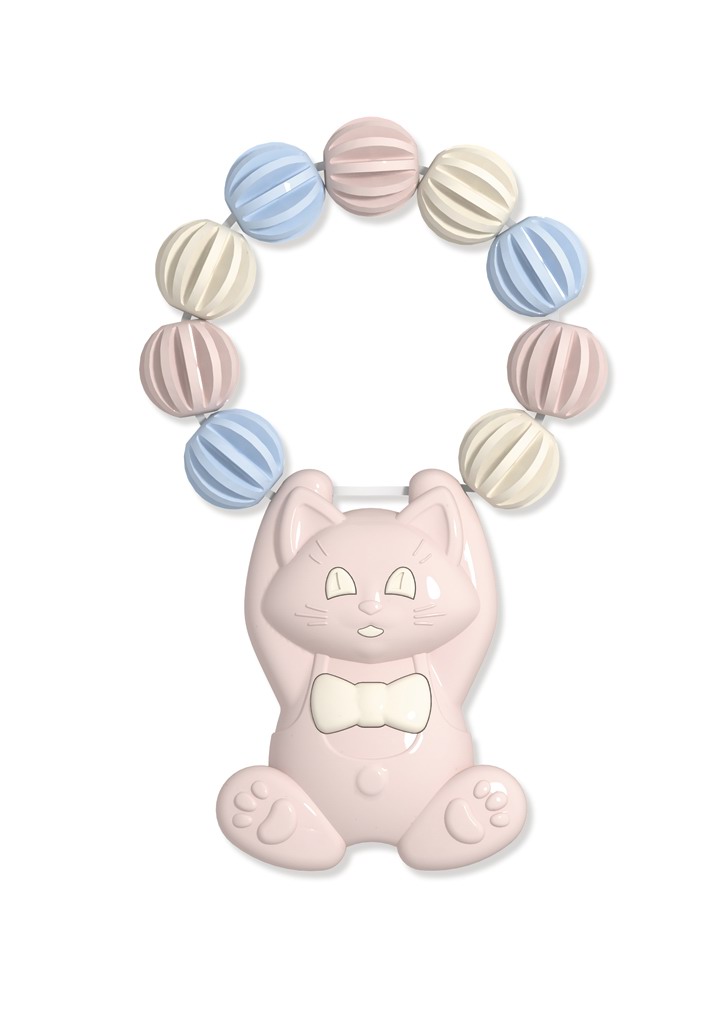 Погремушка-прорезыватель «Акробатик» Коллекция «Бисквит» STELLAR 02195