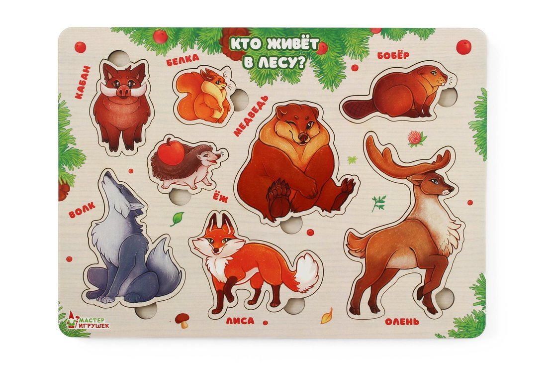 Рамка-вкладка Животные ТИМБЕРГРУПП IG0797