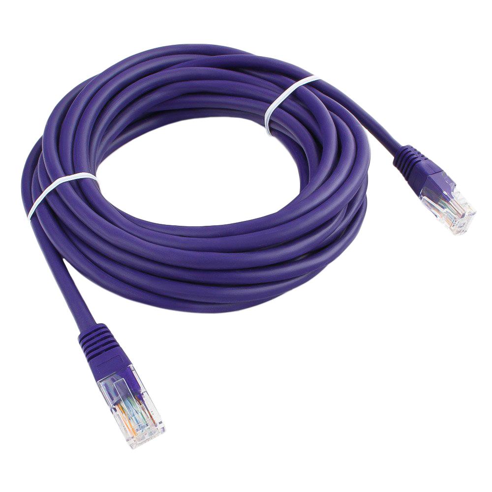 Патч-корд UTP Cablexpert PP12-5M/V кат.5e, 5м, фиолетовый 1124764