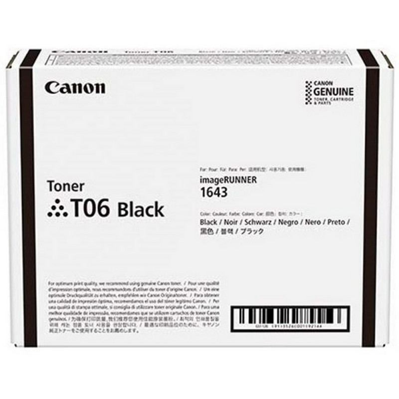 Тонер-картридж Canon T06 (3526C002) чер. для IR1643s 1119553