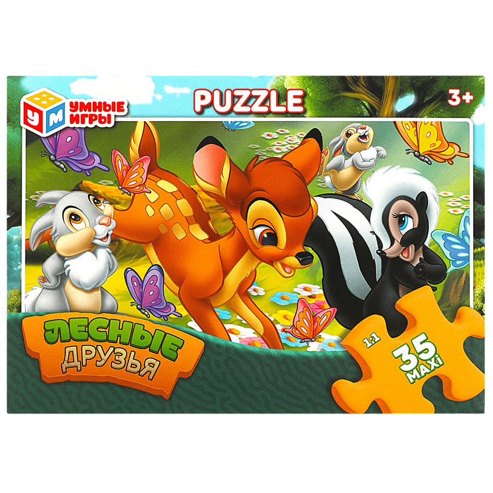 Макси-пазлы Лесные друзья, 35 деталей Умные игры 4660254411043