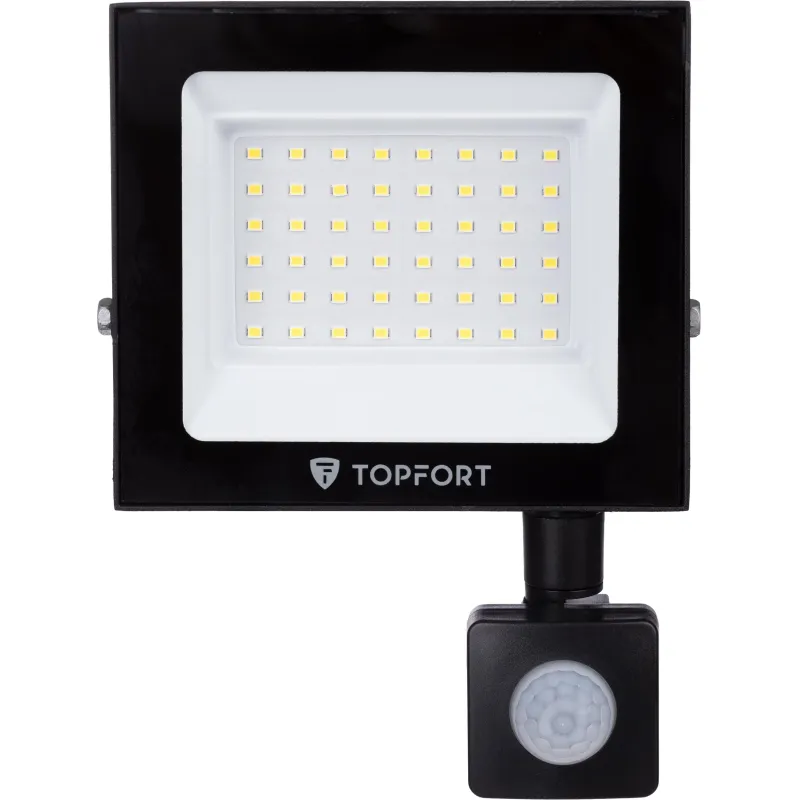 Прожектор светодиодный TOPFORT LED FL MS 50W 6500K 4250Л c датчик. движения 1956460