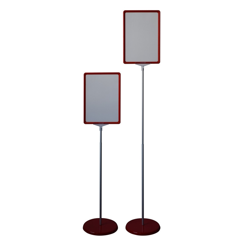 Стойка напольная Attache двухсторонняя А4 красная 925585