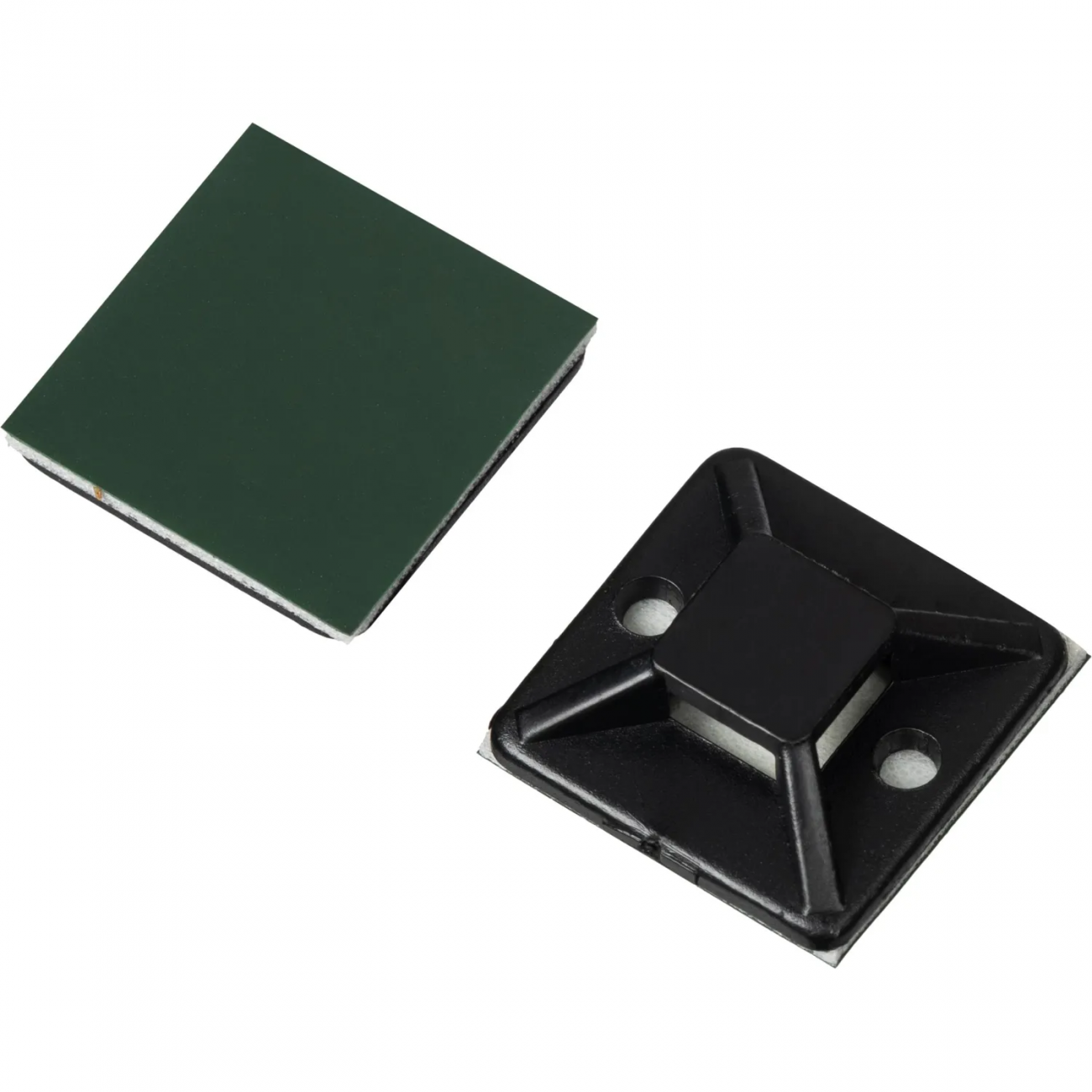 Площадка самоклеящаяся Bigtech BT-CTP-20-20-B,черный,20x20x6,4мм,20 шт/уп 2157532