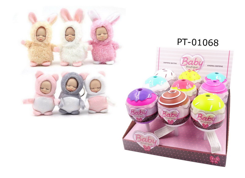 Кукла ABtoys Baby Boutique Пупс-сюрприз в конфетке с аксесс.6 в асс. (3 серия) PT-01068