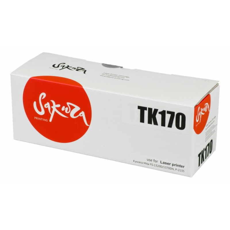 Картридж лазерный Sakura TK-170 чер. для Kyocera FS-1320D 1366995 SATK170