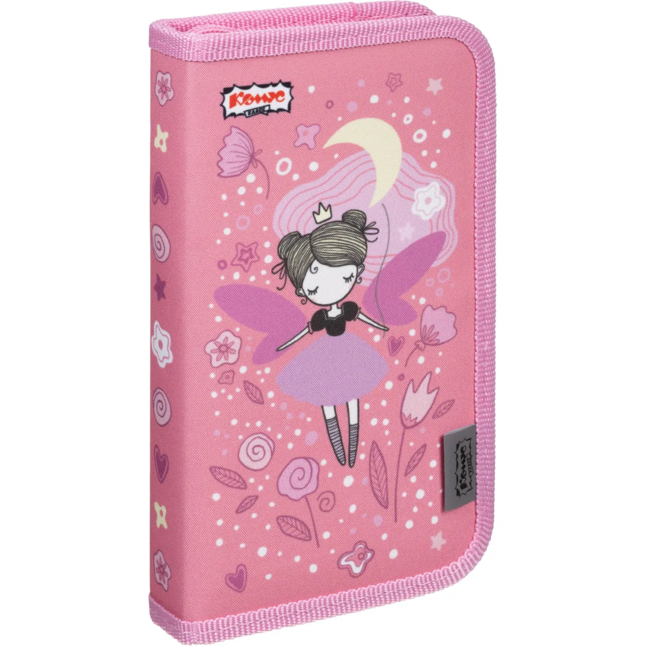 Пенал Комус Класс Фея, розовый, 1 отд. 190х110 мм, ПКТ 03-20 2271626