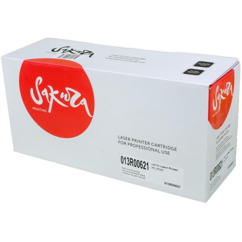 Картридж лазерный Sakura 013R00621 для Xerox WorkCentre PE220 1636142