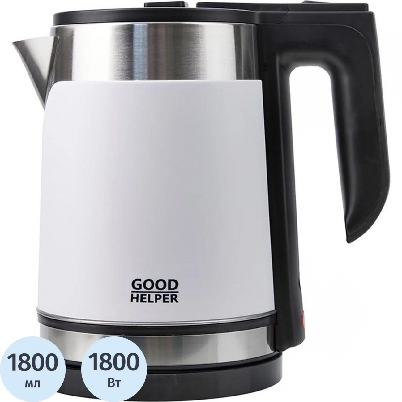Чайник GOODHELPER KPS-185C, 1,8л. 1800Вт (белый) 1728370