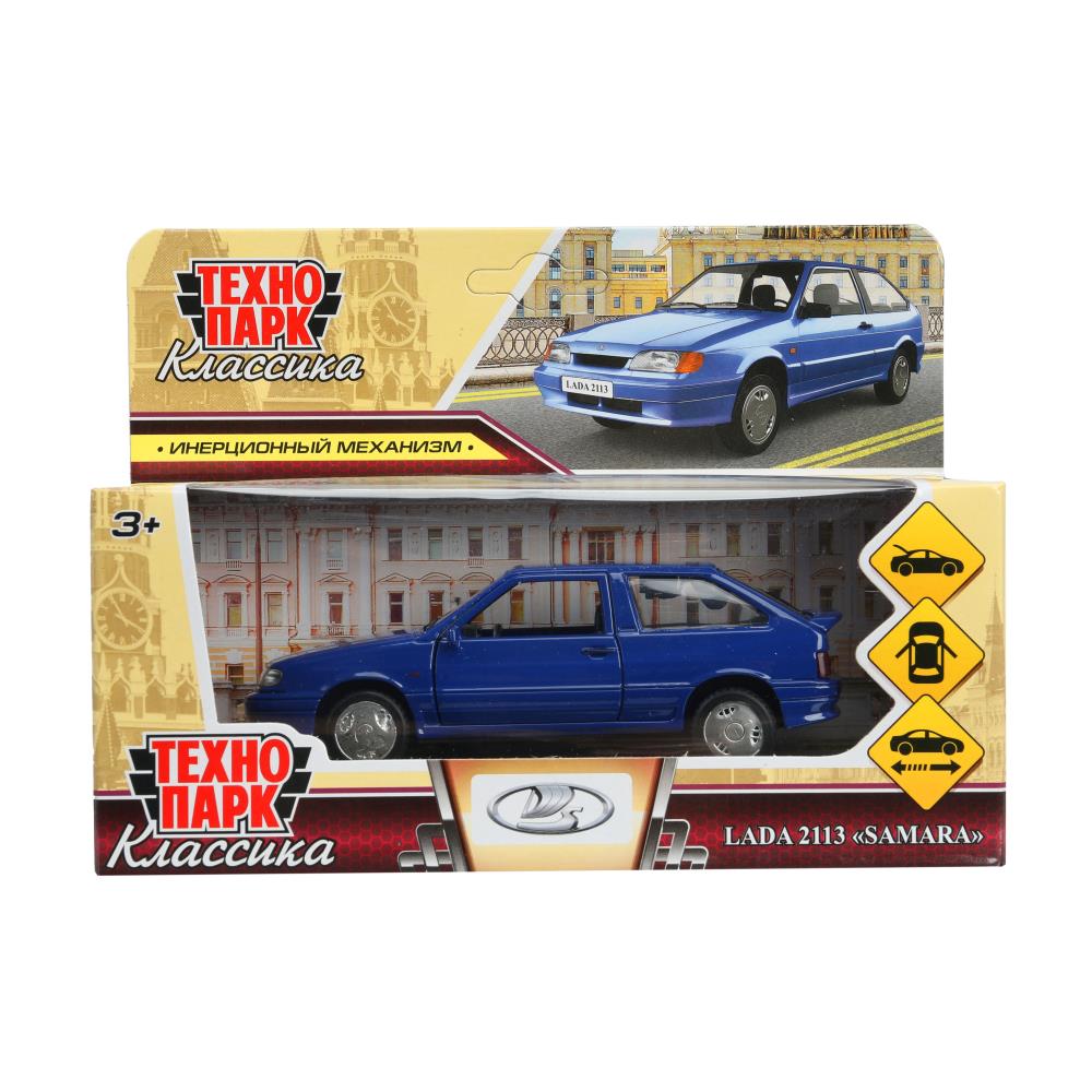 Машина металлическая, Ваз-2113 12 см. синий, Технопарк 2113-12-BU