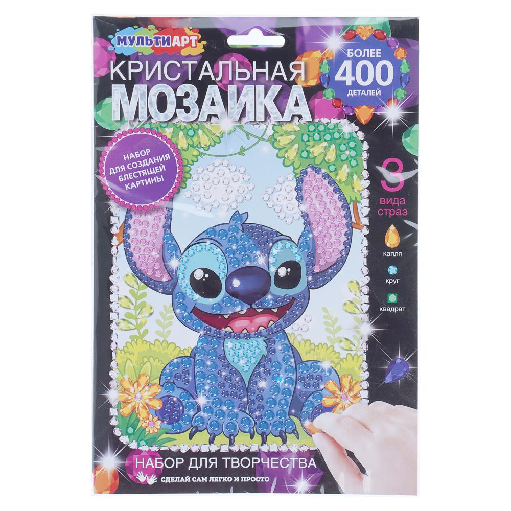 Кристальная мозаика, 17х23 см. Лило и Стич МультиАрт CRYST-LIST (100)