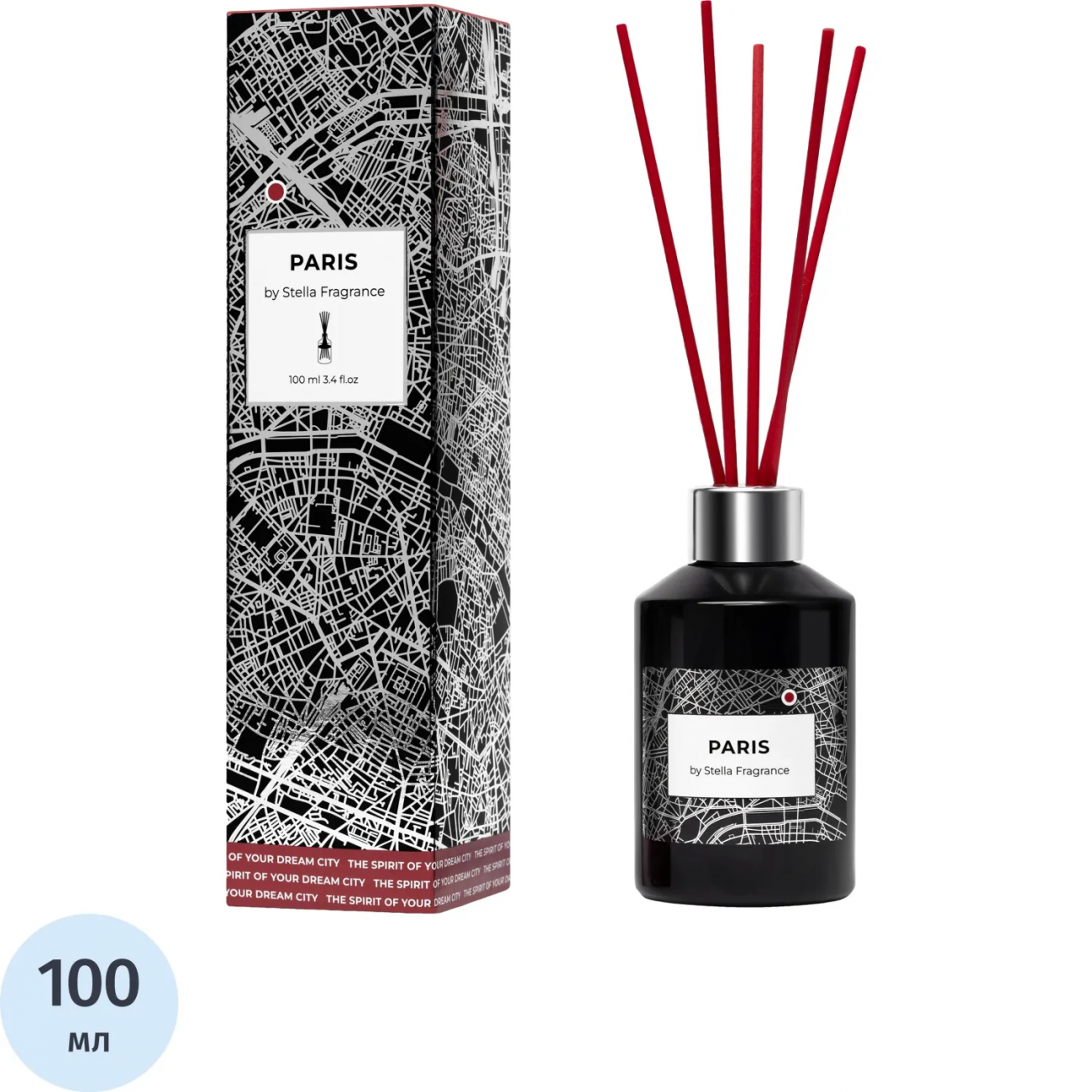 Аромадиффузор PARIS, 100мл, SF1445 Stella Fragrance 2267906