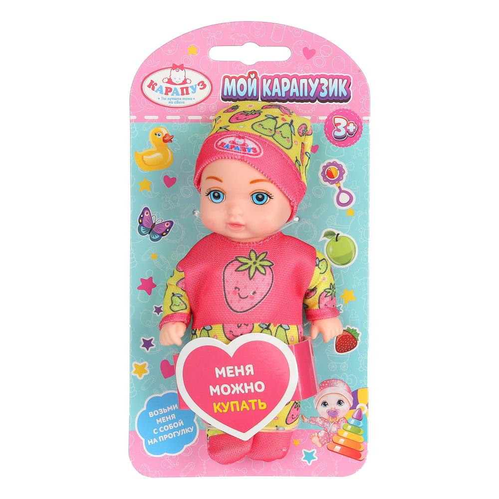 Пупс, 12 см. можно купать Карапуз Y12BB-CB-03-25-RU