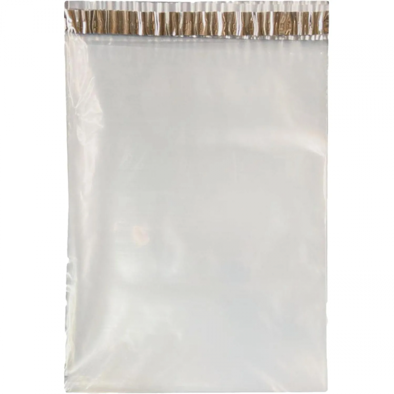 Курьер-пакет прозрачный, без кармана 110х210+40 мм, 50 мкм (100 шт/уп) 2329323