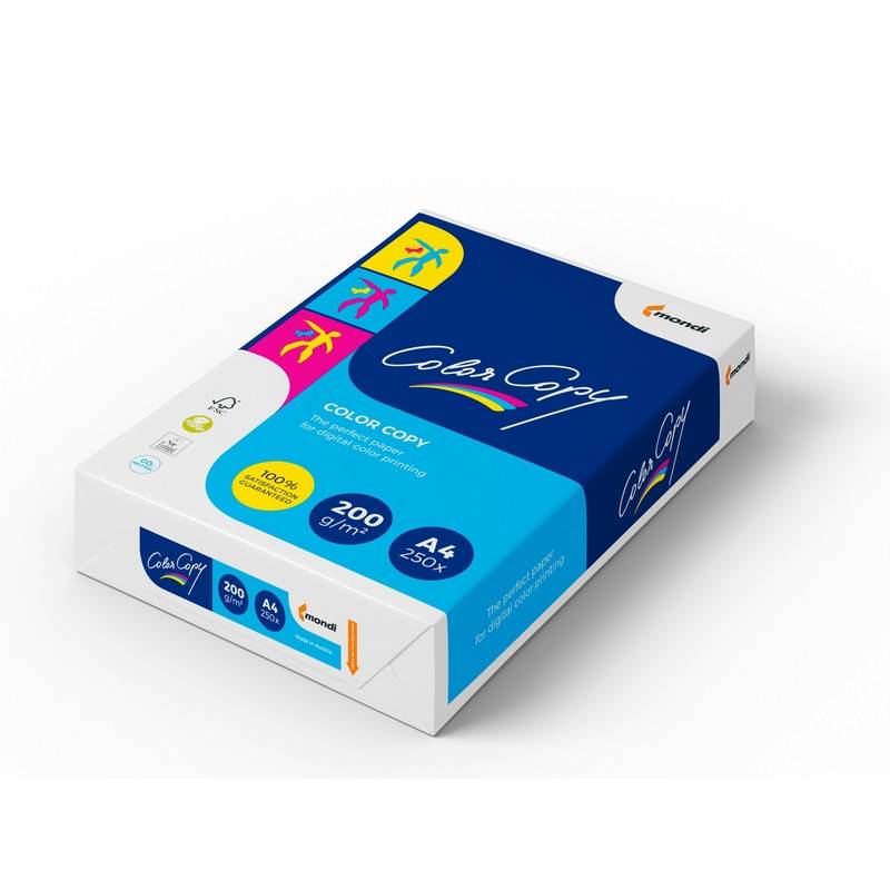 Бумага для цветной лазерной печати Color Copy (А4, 200 г/кв.м, 250 листов) 65187