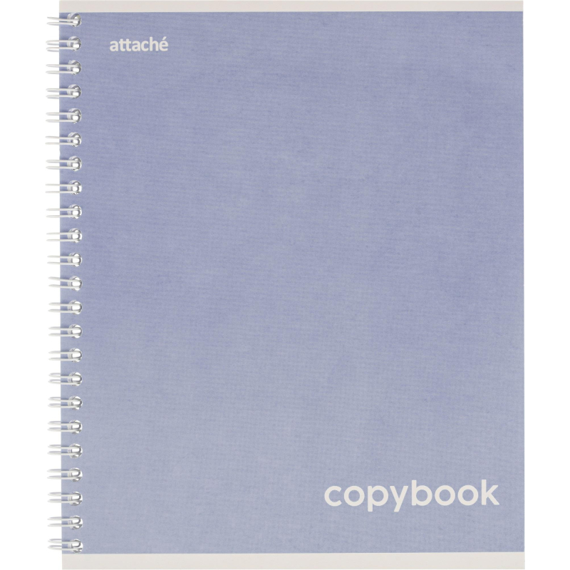 Тетрадь Attache Акварель гребень картон А5 80л фиолетовый 1561986